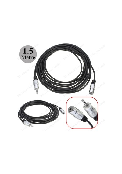 1.5 Metre Yüksek Kalite 3.5Mm Stereo Ses Uzatma Kablosu