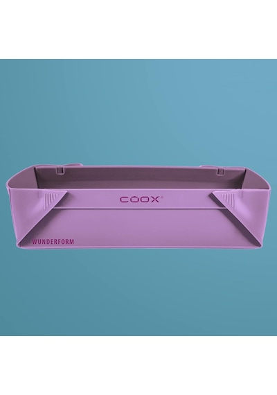 Coox Wunderform Basic L, Leylak, İlk Katlanabilir Kutu Kalıbı, Yer Tasarrufu Sağlayan Pişirme Kalıbı, Yüksek Kali Genel