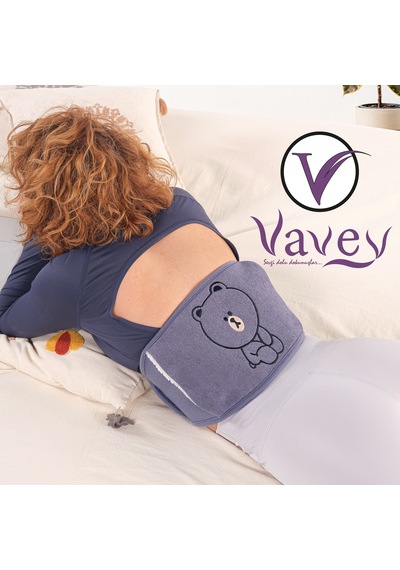 VAVEY Termojel Hediyeli Yeni Nesil Sıcak Soğuk Regl Kemeri Ayıcık Antrasit