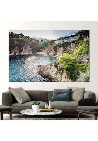 70x100cm 1 Parça Kanvas Tablo, Deniz Manzarası Kanvas Poster