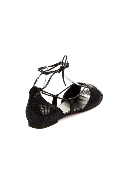Fox Shoes Siyah Kadın Sandalet B726547307