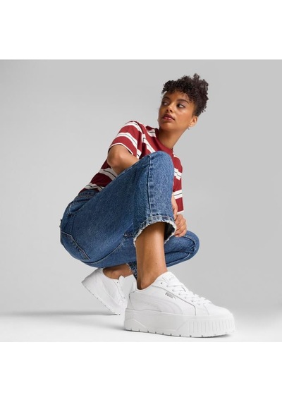 Puma Karmen Iı L 397456 02 Kadın Sneaker Ayakkabı Beyaz 36-40 Beyaz