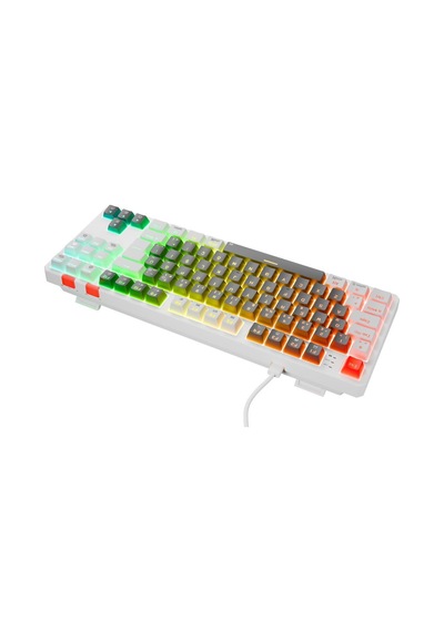 Rampage Yoru Tkl Gri/beyaz Rgb Red Swich Q Mekanik Oyuncu Klavyesi