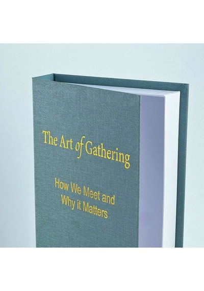 Bak Gel Al Premium Bez Kaplama Kitap Şeklinde Dekoratif Saklama Kutusu - The Art Of Gathering