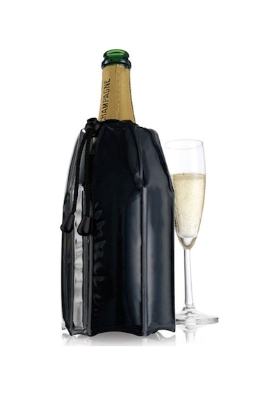 Vacu Vin Aktif Soğutucu Şampanya Siyah Çok Renkli