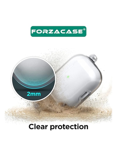 Forzacase Huawei Freebuds Se 4 İle Uyumlu Şeffaf Anahtar Askılıklı Bluetooth Kulaklık Kılıfı - Fc927 Şeffaf