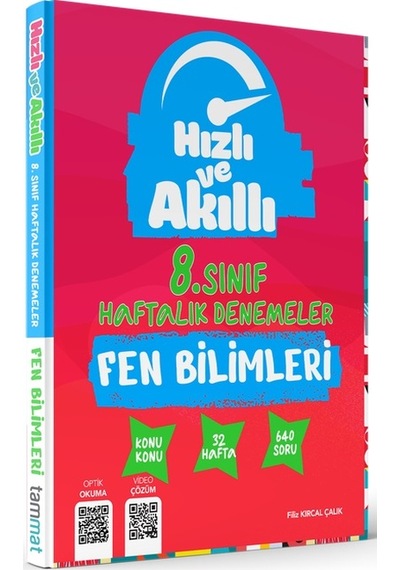 Tammat 8. Sınıf Lgs Fen Bilgimleri 32 Haftalık Hızlı Ve Akıllı Branş Deneme
