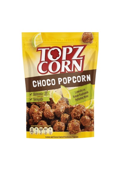 Topzcorn Popcorn Limonlu 90 G - 8 Adet Tarı