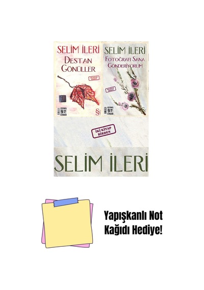 Destan Gönüller & Fotoğrafı Sana Gönderiyorum Cep Boy + Yapışkanlı Not Kağıdı