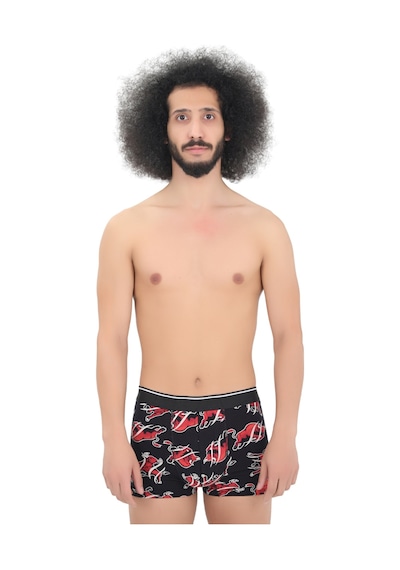 Andredimoda Erkek 3' Lü Boxer 1. Sınıf Kumaş Premium Özel Dizayn. Düz Likralı Rahat Boxer Şort Desenli-1 Desenli-1