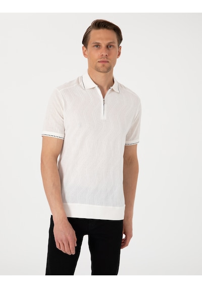 Pierre Cardin Erkek Beyaz Tişört 50302591-vr013 Beyaz