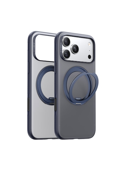 Torras Apple iPhone 17 Pro / 18 Pro Uyumlu O Stand R Fitness Serisi Magsafe Kılıf Lacivert