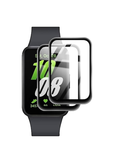 Samsung Galaxy Fit 3 Uyumlu Tam Kaplayan Kavisli Güçlendirilmiş Kırılmaz Nano Ekran Koruyucu