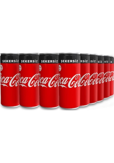 Coca Cola Şekersiz Kutu 24 x 250 ML