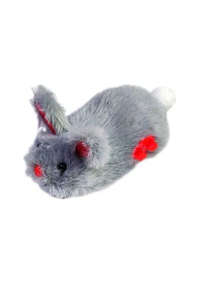 3 Adet Kurmalı Peluş Tavşan Oyuncak Hareketli Kedi Oyuncağı