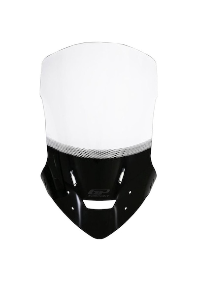GP Kompozit Honda NC 700 X / NC 750 X 2012-2015 Uyumlu Baskılı Tur Camı Şeffaf 58 cm