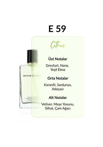 David Walker E59 Kimono Erkek Parfüm EDP 50 ML