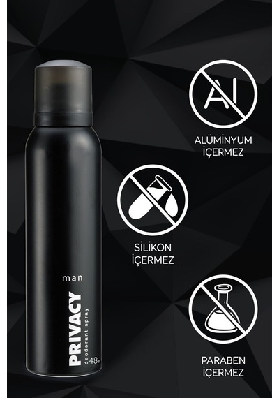 Men Erkek Deodorant 3x150ML
