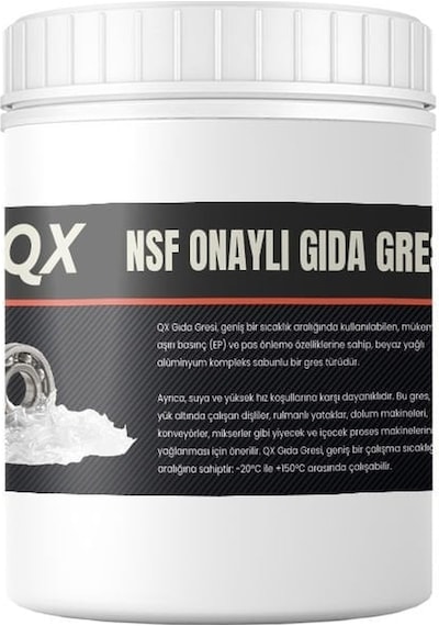 Qx Nsf Onaylı Gıda Gresi