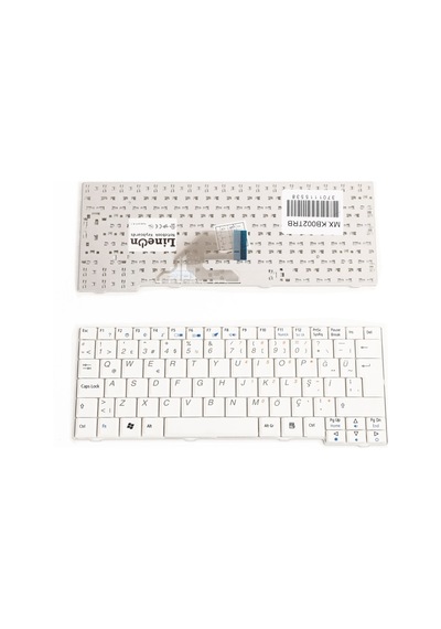 Laptopshop Acer Uyumlu Aspire One A150X Laptop Klavye Beyaz Türkçe