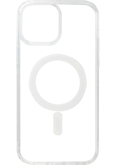 Apple Uyumlu iPhone 13 Pro Max Kılıf Magsafe Özellikli Şeffaf Silikon Kapak