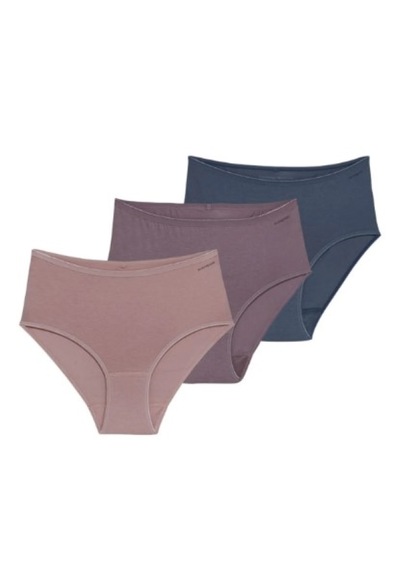 Blackspade Kadın Külot 3lü Paket Essential 1577 - Mor Pembe Deni Çok Renkli
