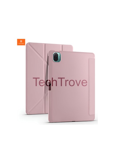 Xiaomi Mi Pad 5 Kılıf Kalem Bölmeli Stand Olabilen Standlı Tablet Kılıfı Kapaklı Kılıf