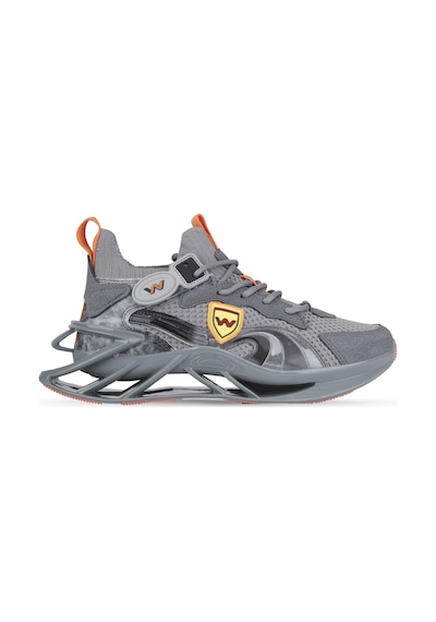 Greed Erkek Sneakers - Gri-oranj 001