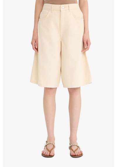 Defacto Coool Normal Bel Kısa Paça Gabardin Bermuda Şort F3133ax25hser105 Ekru Defacto Coool Normal Bel Kısa Paça Gabardin Bermuda Şort F3133ax25hser105 Ekru