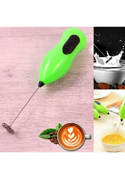 Pilli Mini Kahve Süt Cappucino Köpürtücü Yumurta Karıştırıcı Mixer Pilli Çırpıcı Plastik Diğer