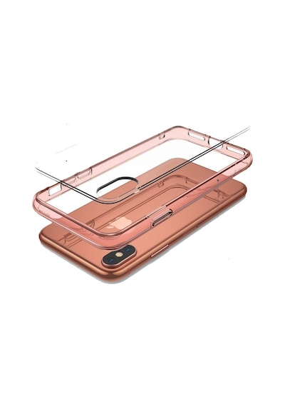 Ringke Fusion Apple Uyumlu iPhone X İle Kılıf Rose Gold