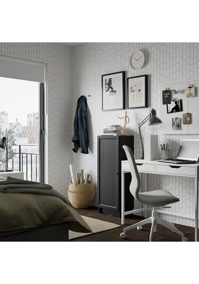 Ikea Oxberg Kitaplık Kapağı, Venge, 40x97 Cm