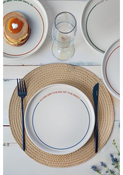 Motto Line Stackable Pasta Tabağı 21 Cm 4 Adet 22645-22731-35-36 Çok Renkli