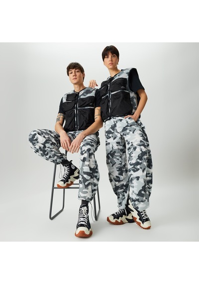 Raıns Rains Naha Wide Unisex Gri-siyah Pantolon