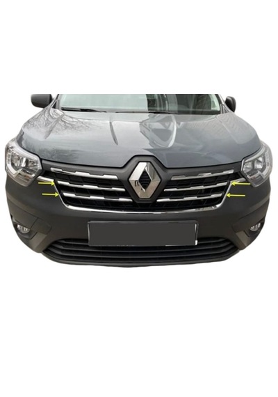 Renault Express 2021 Ve Üzeri Krom Ön Parça 4 Parça P.çelik