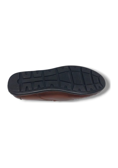 Zerhan Modesa 252 Erkek Taba Hakiki Deri Loafer Ayakkabı Taba