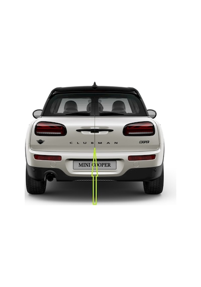 Mini Cooper Clubman Siyah Metal 3m Bagaj Yazı Logo