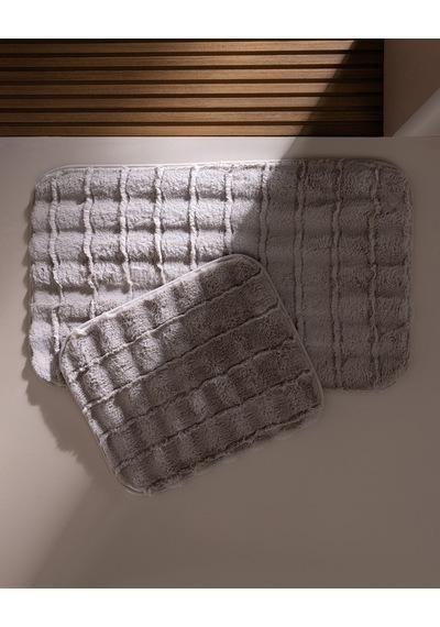 Lorien 2'li Banyo Paspası - Taş 8684427344897 Çok Renkli