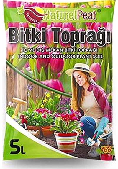 Naturelpeat Çiçek Ve Saksı Toprağı 5 L 4 Adet Diğer