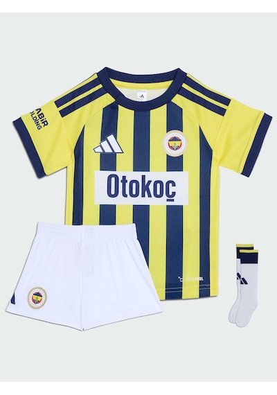 Fenerbahçe S.k. Çubuklu Forma 26/27 Miniset İç Saha Forması Lacivert - Sarı