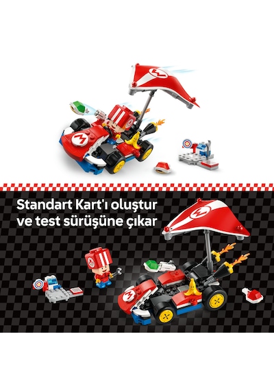 LEGO® Super Mario™: Mario Kart™ – Standard Kart 72032 - 7 Yaş ve Üzeri Çocuklar için Koleksiyonluk Yaratıcı Oyuncak Yapım Seti (174 Parça) LEGO® Super Mario™: Mario Kart™ – Standard Kart 72032 - 7 Yaş ve Üzeri Çocuklar için Koleksiyonluk Yaratıcı Oyuncak Yapım Seti (174 Parça)