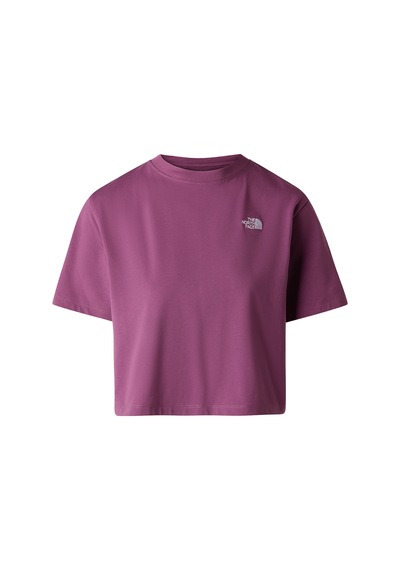 The North Face Evolution Simple Dome Crop Rlx Ss Kadın Tişört C-the0a8fdhg4yg4y Mor