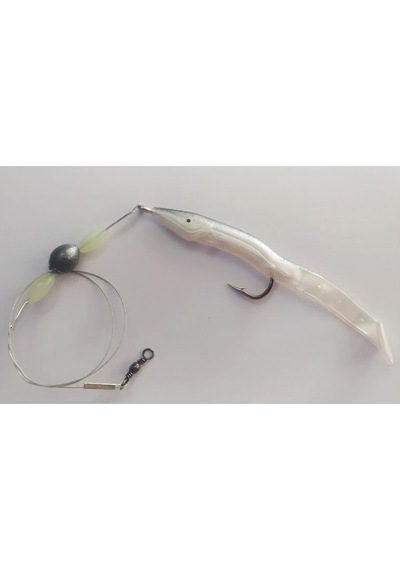 Levrek Lüfer Avcısı Çelik Telli Silikon Balık 11 Cm