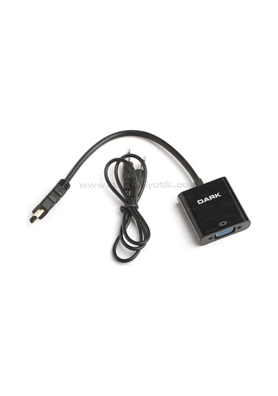 Dark Hdmı To Vga Ve Ses Dijital Analog Dönüştürücüsü (Dk-Hd-Ahdmı