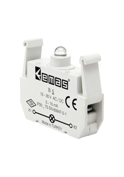 Emas B5 Sinyal Lamba Ledli 12-30vac/dc