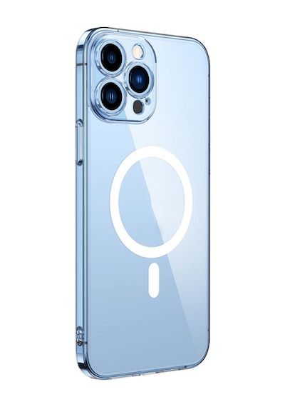 Apple Uyumlu iPhone 13 Pro Kılıf Kablosuz Şarj Ve Magsafe Destekli Slimsafe Premium Sert Pc Silikon Kapak Şeffaf