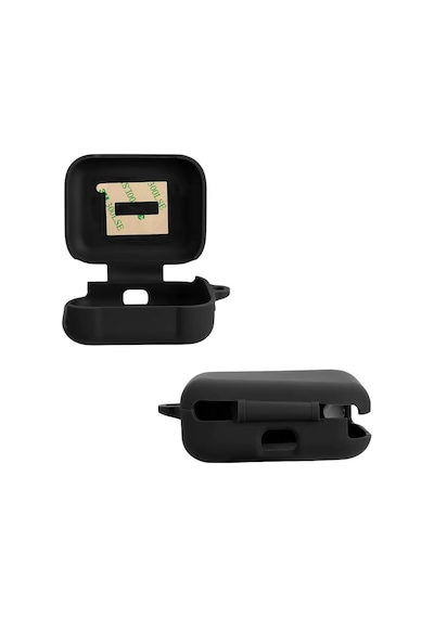 Anker Soundcore P41i Kılıf Askı Aparatlı Mat Silikon Siyah - Anker Soundcore P41i İle Uyumlu, 87006334