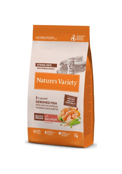 Natures - 286 - Variety Cat Sterılızed - Metemıx - Salmon 7kg