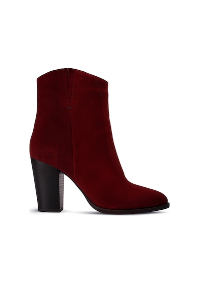 Deery Hakiki Süet Bordo Kadın Bot Bordo (539893697) Bordo
