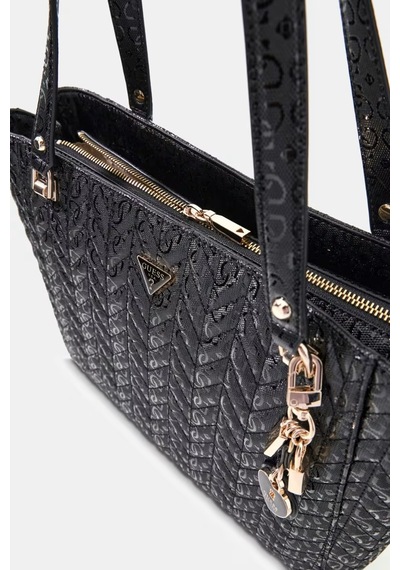 Guess Stacey Tote Çanta-gg974125 siyah